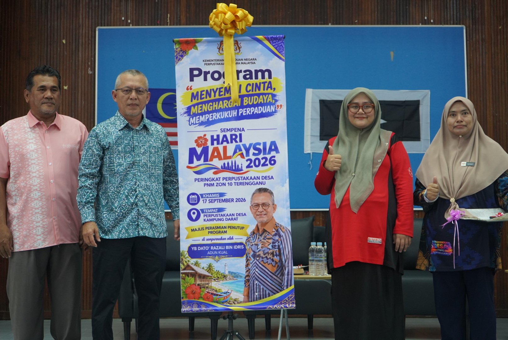 280 Warga Kijal Semarak Hari Malaysia, Perpaduan Disubur Menerusi Budaya Membaca
