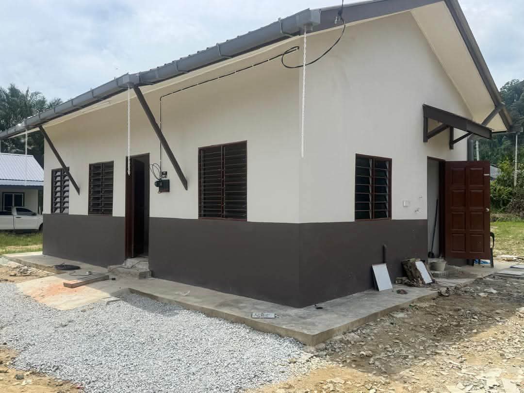Rumah Baharu Mangsa Kebakaran Kg Anak Ikan Selesai Dibina Menerusi Tabung Darul Iman