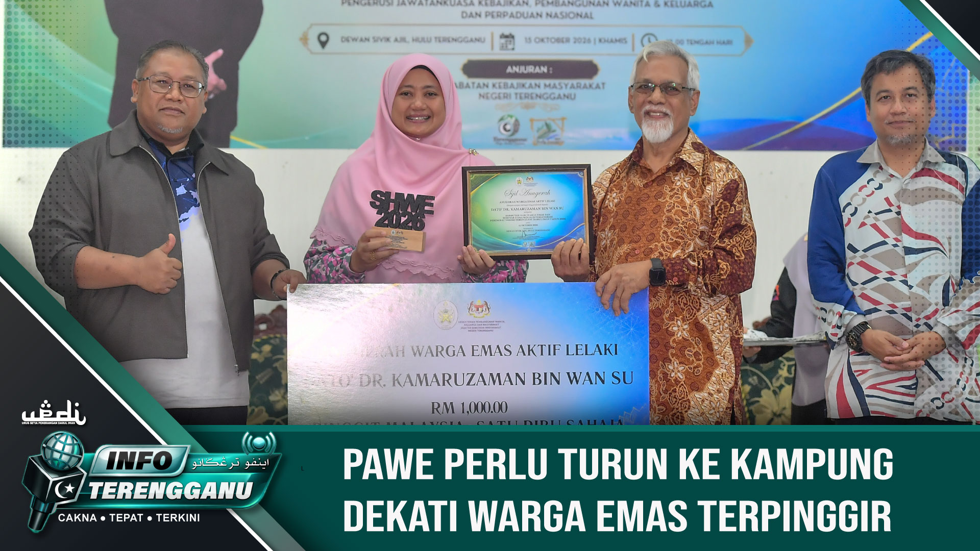 PAWE Perlu Turun Ke Kampung Dekati Warga Emas Terpinggir