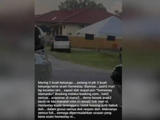 Polis Terengganu Seru Mangsa Penipuan Homestay Tampil