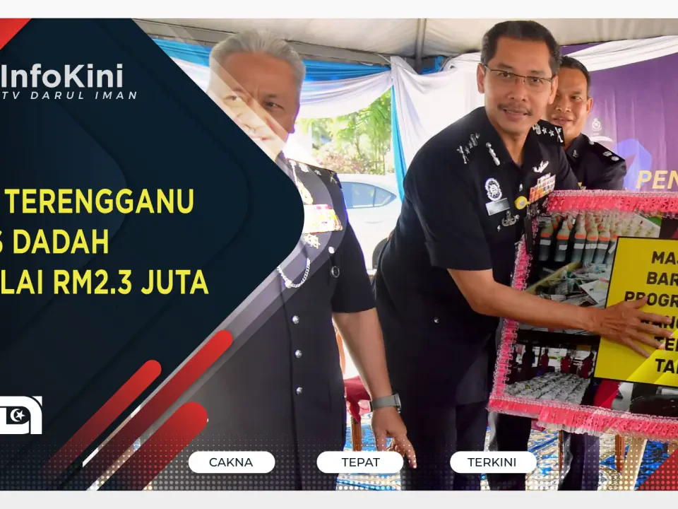 Polis Terengganu Lupus Dadah Bernilai RM2.3 Juta