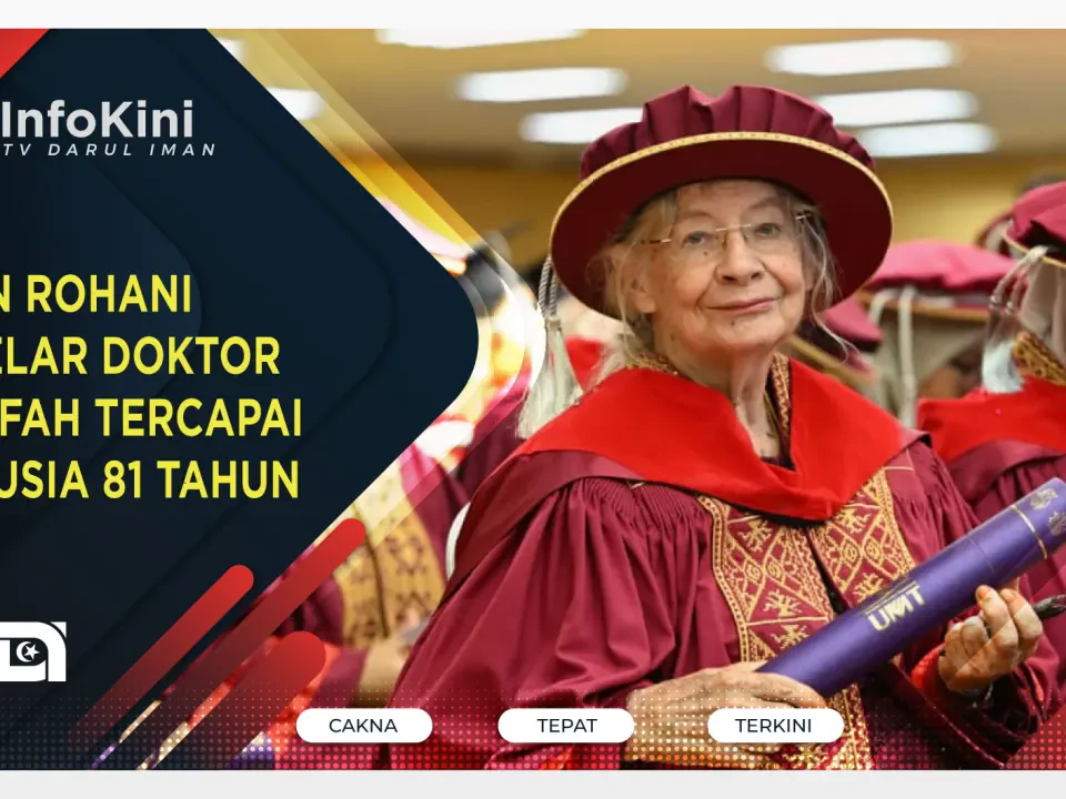 Impian Rohani Bergelar Doktor Falsafah Tercapai pada Usia 81 Tahun
