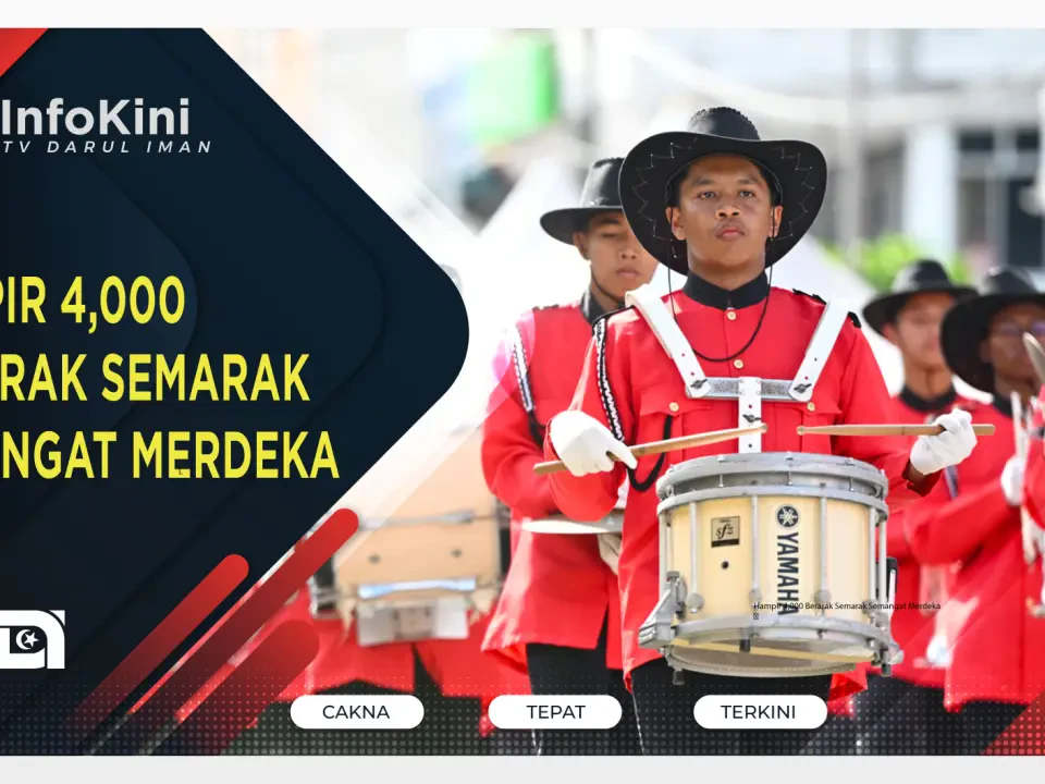 Hampir 4,000 Berarak Semarak Semangat Merdeka