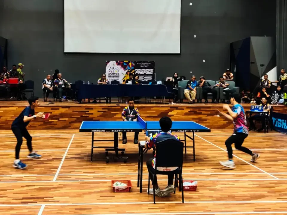 Aksi Sengit AlFateh - Haziq Jadi Penutup Sempurna Pingpong SUTERA