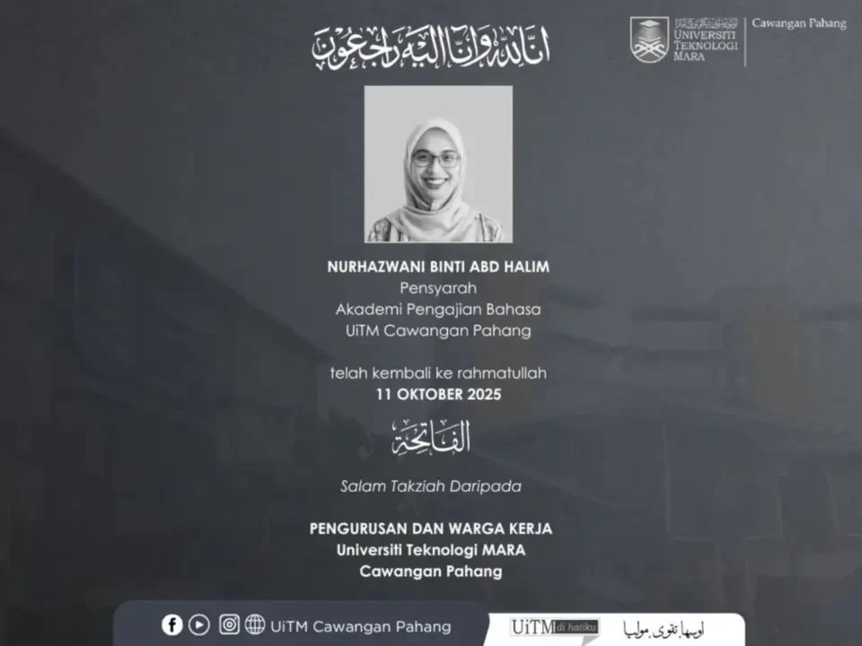 Cuti Bersama Keluarga Bertukar Tragedi, Pensyarah UiTM Ditemui Lemas
