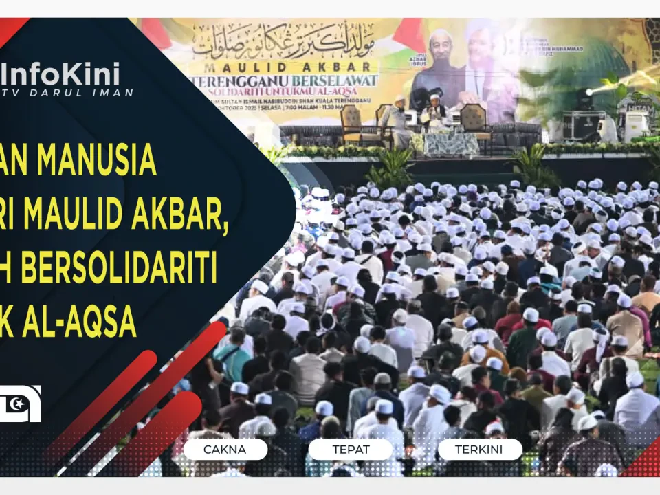 Lautan Manusia Hadiri Maulid Akbar, Teguh Bersolidariti Untuk Al-Aqsa