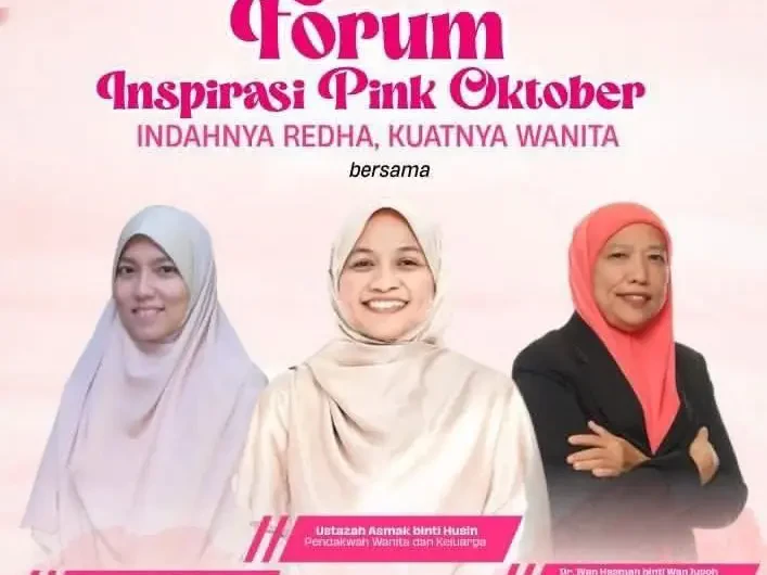 Forum Inspirasi Pink Oktober-Indahnya Redha, Kuatnya Wanita