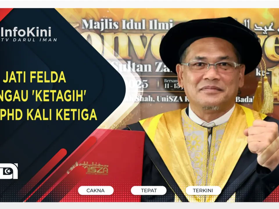 Anak Jati Felda Jerangau 'Ketagih' Buat PHD Kali Ketiga