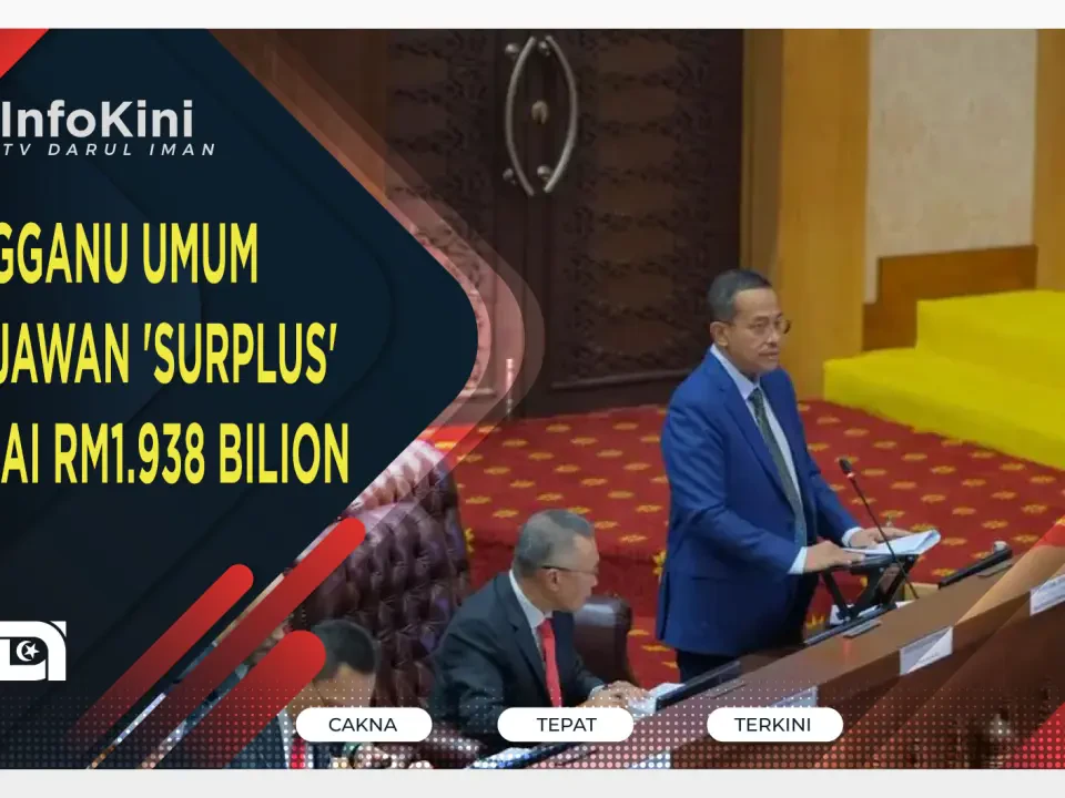 Terengganu Umum Belanjawan 'Surplus' Bernilai RM1.938 Bilion