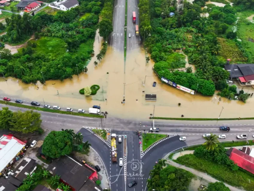 Dua Laluan Di Terengganu Ditutup Akibat Kenaikan Paras Air