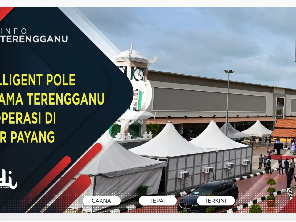 Intelligent Pole Pertama Terengganu Beroperasi Di Pasar Payang