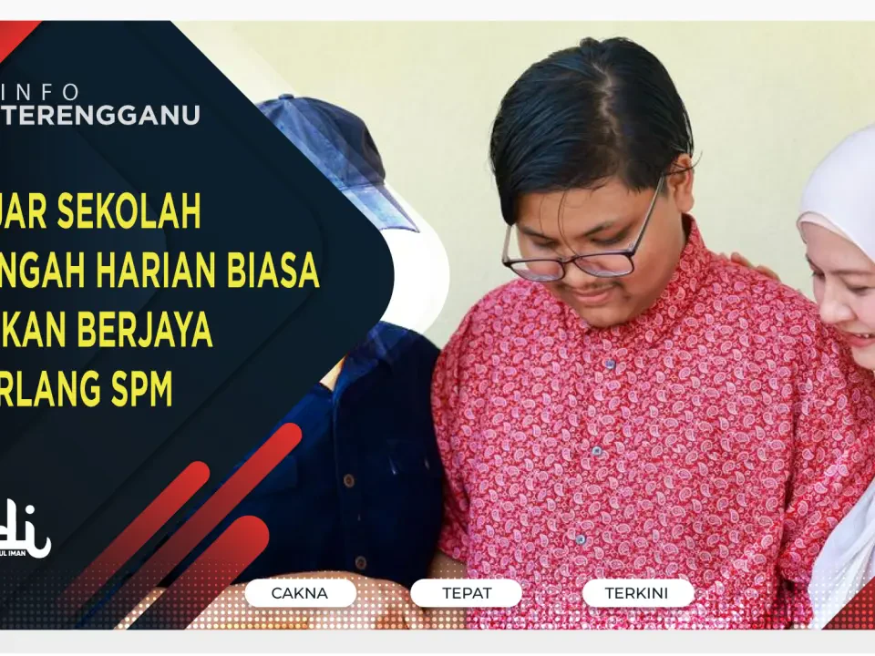 Pelajar Sekolah Menengah Harian Biasa Buktikan Berjaya Cemerlang SPM