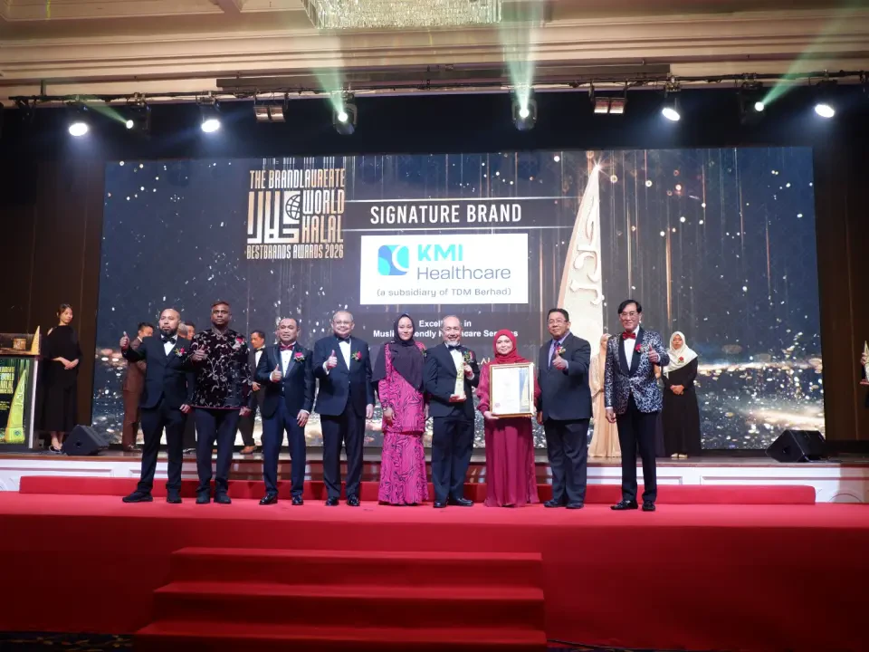 KMI Healthcare Menang Anugerah The BrandLaureate World Halal BestBrands Awards 2026