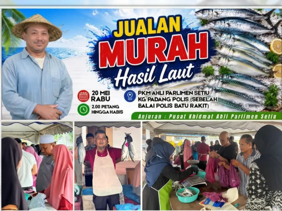 Jualan Murah Hasil Laut, Bantu Ringankan Beban Warga Batu Rakit
