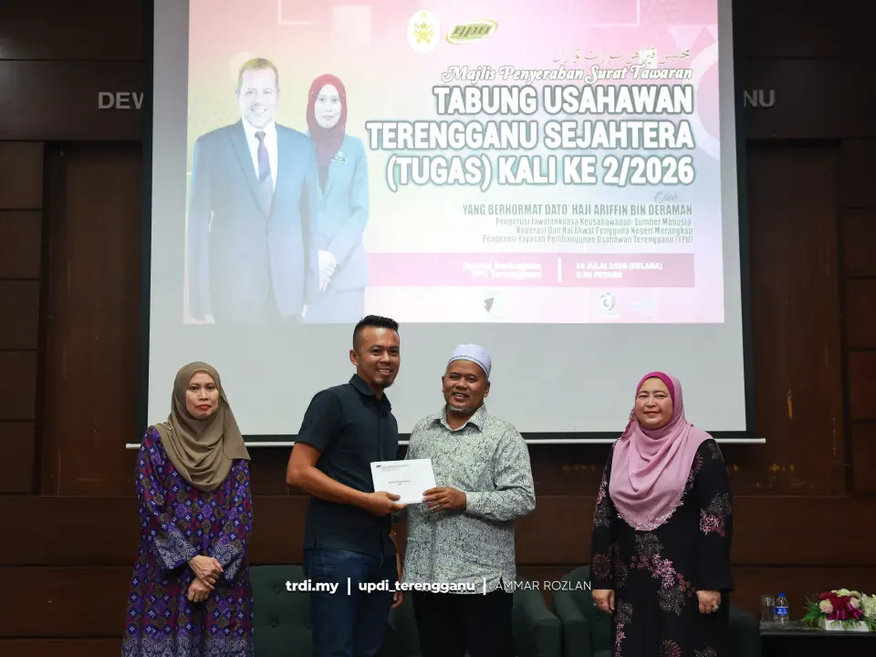 Terengganu Salur RM1.07 Juta Bantu 39 Usahawan