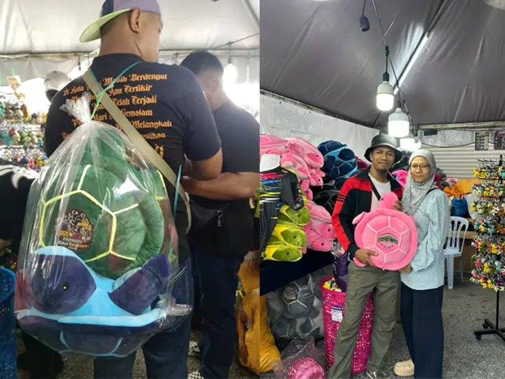 Bantal Penyu, 'Keychain' Penyu Berhelmet Laris Di RXZ Members 8.0