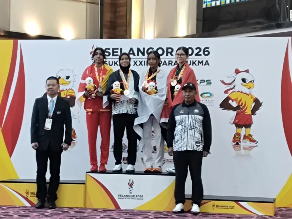SUKMA 2026: Taekwondo Hadiah Dua Pingat 