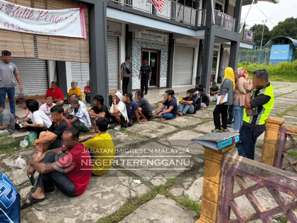13 PATI Ditahan Dalam Operasi Imigresen Di Besut, Setiu