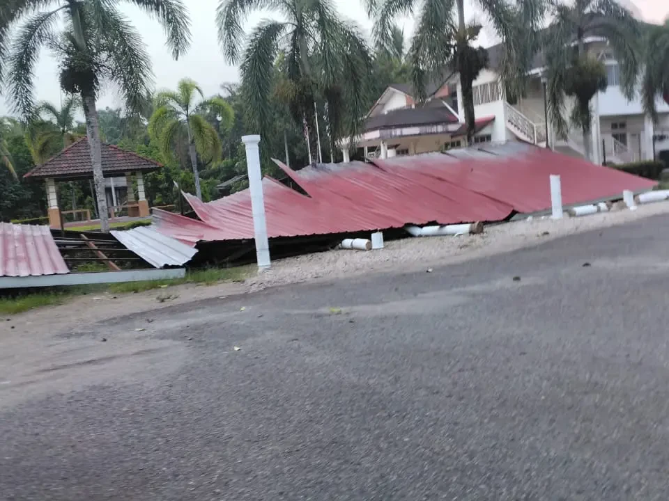 37 Rumah Rosak Dilanda Ribut, Kerja Pembaikan Dilaksana Segera