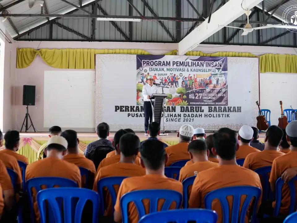 Terengganu Perkukuh Program Pemulihan Penagih Dadah di Darul Barakah